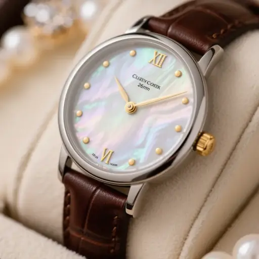 小圓表經典錶帶手錶